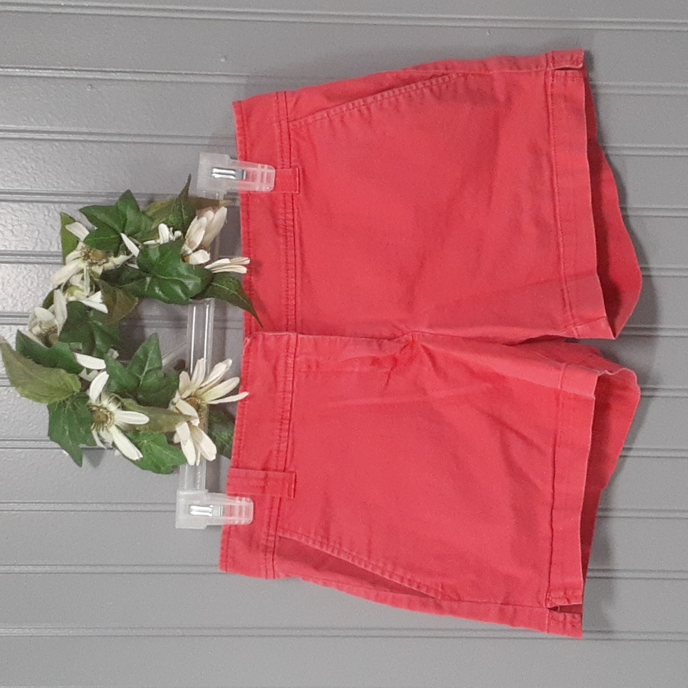 New York & Company Red Chino Shorts